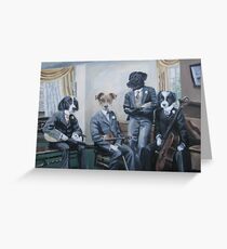 Dog Orchestra Greeting Card