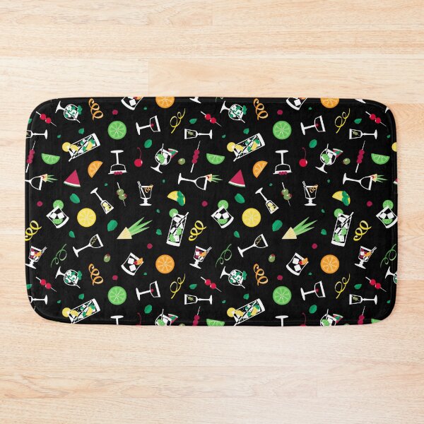 Item preview, Modern Flat Icon - Cocktails Pattern designed and sold by WickedRefined - Nicole Demereckis.
