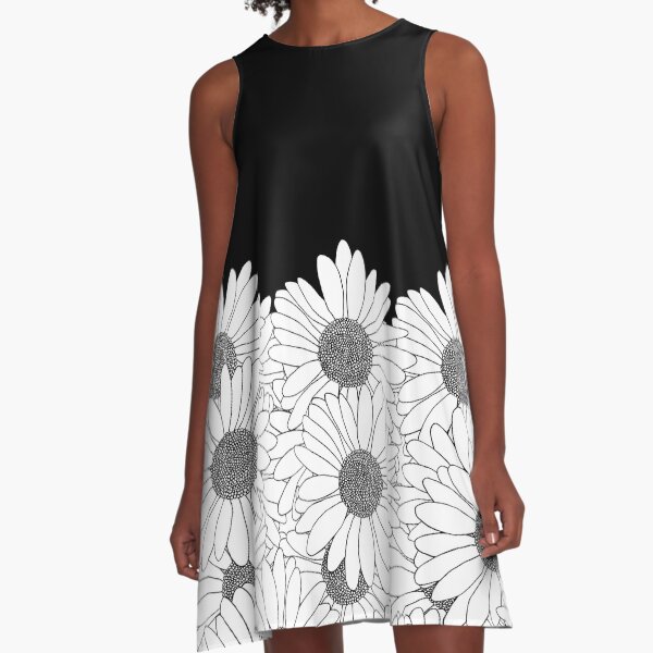 Daisy Boarder A-Line Dress