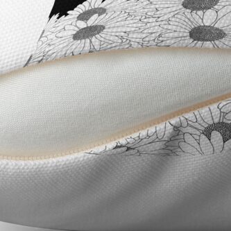 Alternate view of Daisy Boarder Throw Pillow