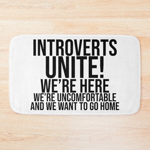 Item preview, introverts unite! designed and sold by agrlandherfeels.
