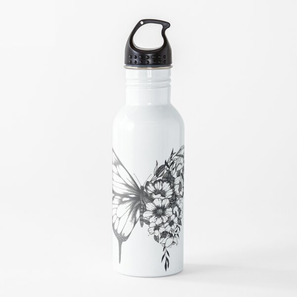 Shawn Mendes butterfly tattoo Water Bottle