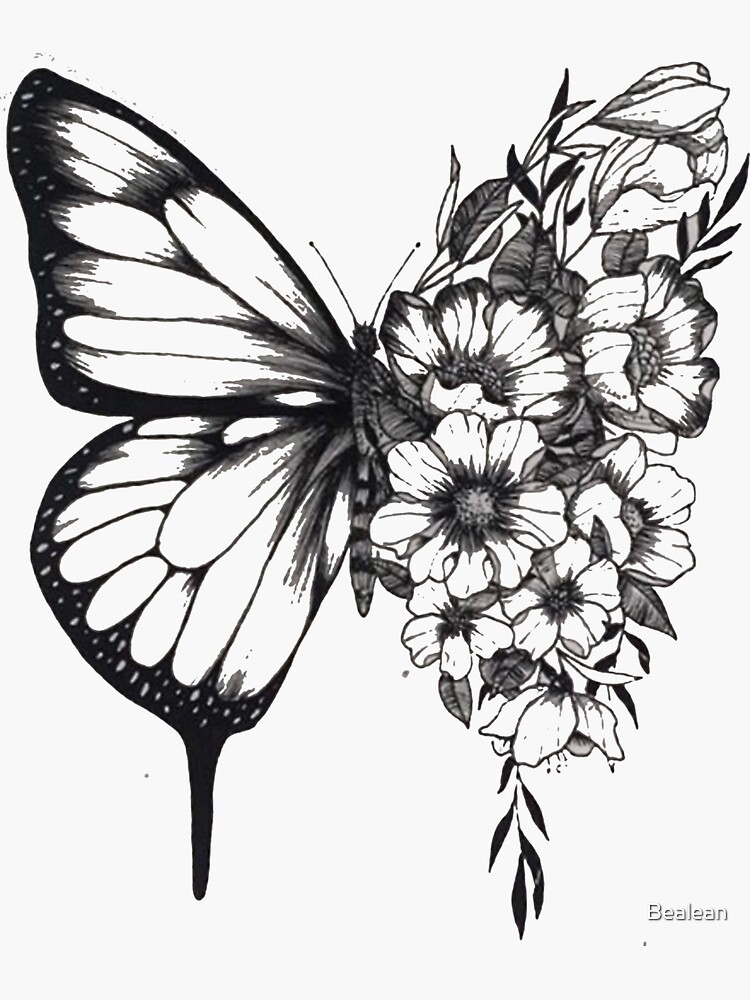 Shawn Mendes butterfly tattoo by Bealean