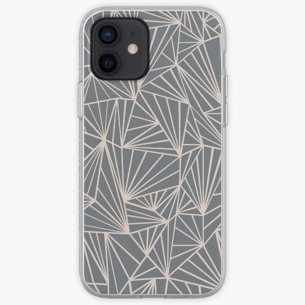 Ab Fan Grey And Nude iPhone Soft Case