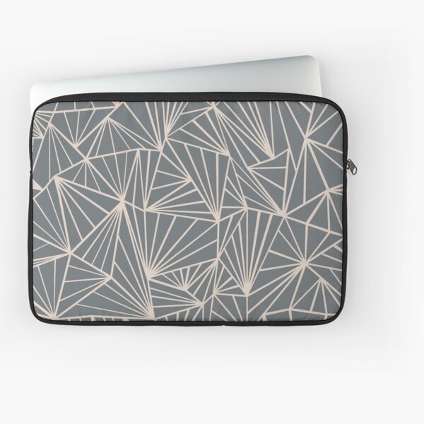 Ab Fan Grey And Nude Laptop Sleeve