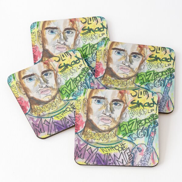 Item preview, slim shady, em,rap,rapper,poster,wall art, cool,dope,lyrics,my name is, drawing, street art,grafitti designed and sold by spacesbydee.
