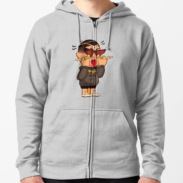 Bad bunny Sudadera con capucha y cremallera