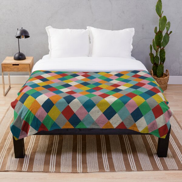 Harlequin Throw Blanket