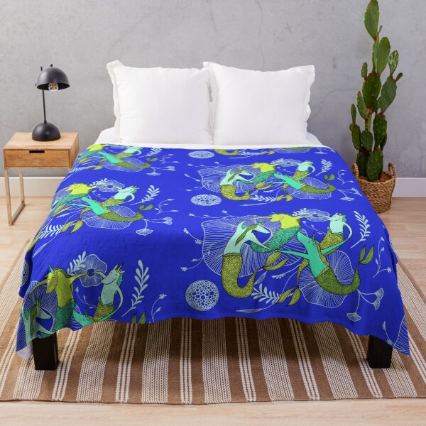 Item preview, Mermaid Unicorn swimming  designed and sold by FoxandCrow.
