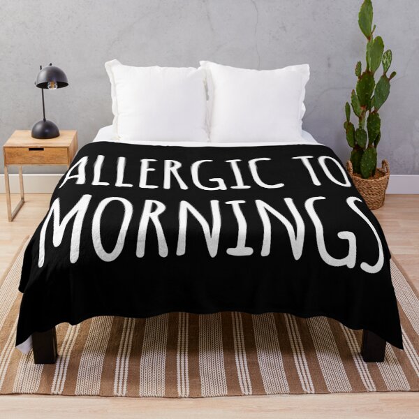 Item preview, Allergic To Mornings designed and sold by Artsthetic Collection.
