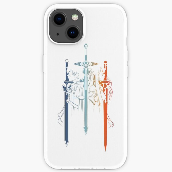 Kirito and Asuna form Sword Art Online iPhone Soft Case