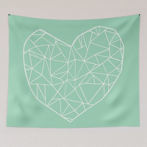 Item preview, Abstract Heart Mint designed and sold by ProjectM.