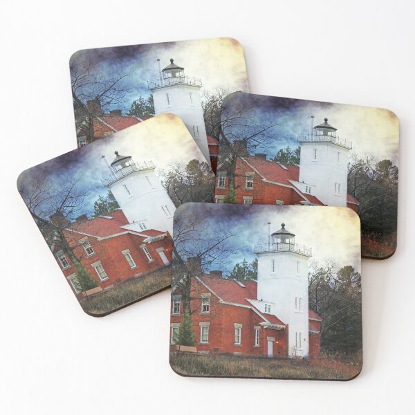 Item preview, 40 Mile Point Lighthouse - Michigan - Lake Huron Landscape Photograph designed and sold by DawnThompson.