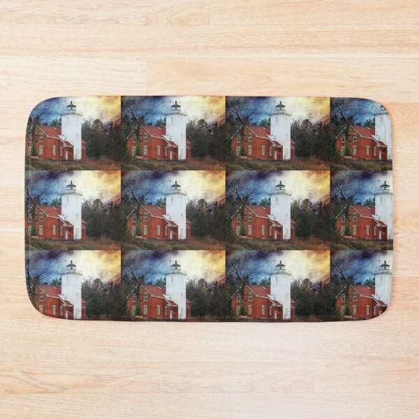 Item preview, 40 Mile Point Lighthouse - Michigan - Lake Huron Landscape Photograph designed and sold by DawnThompson.