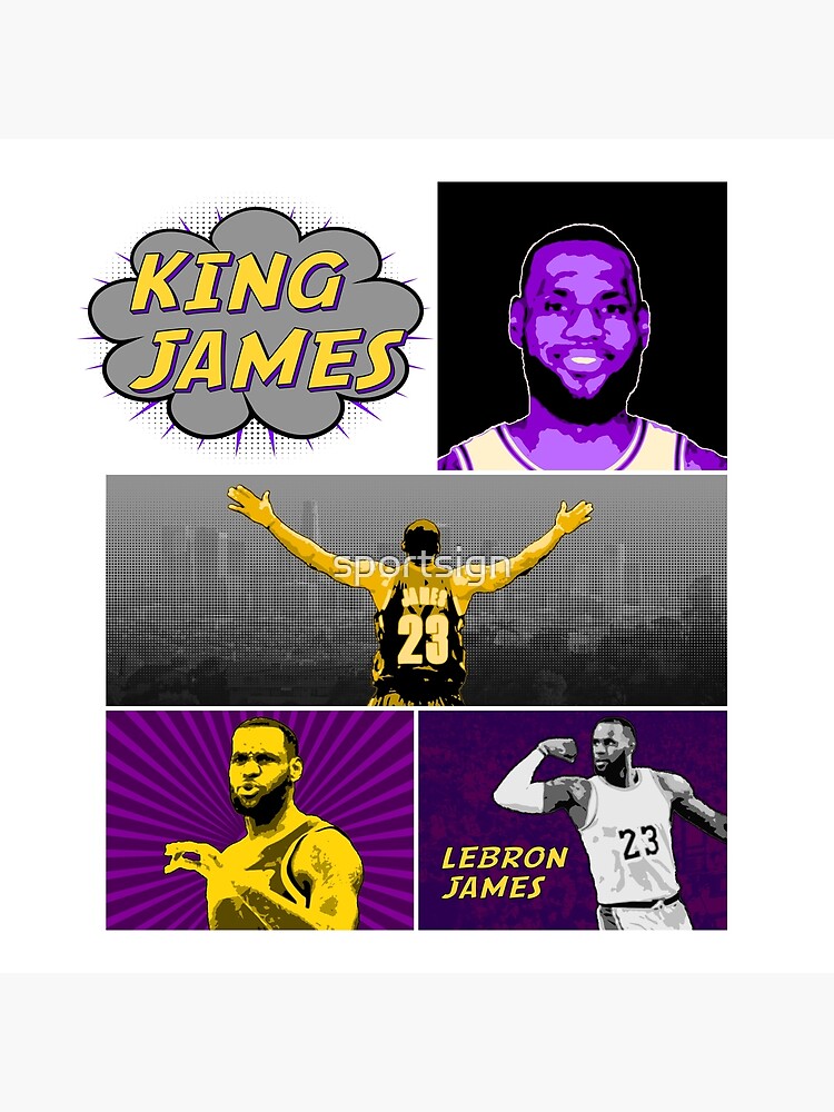 LeBron James Basketball Name Drawing Poster for Sale by sportsign