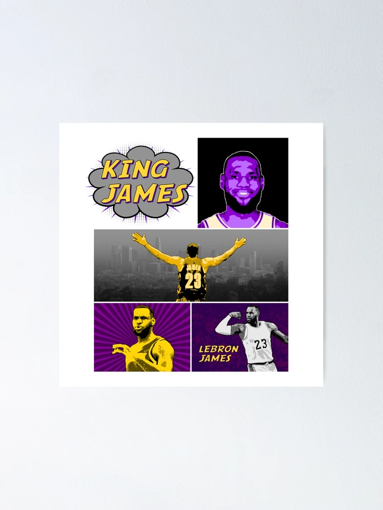 LeBron James Basketball Name Drawing Poster for Sale by sportsign