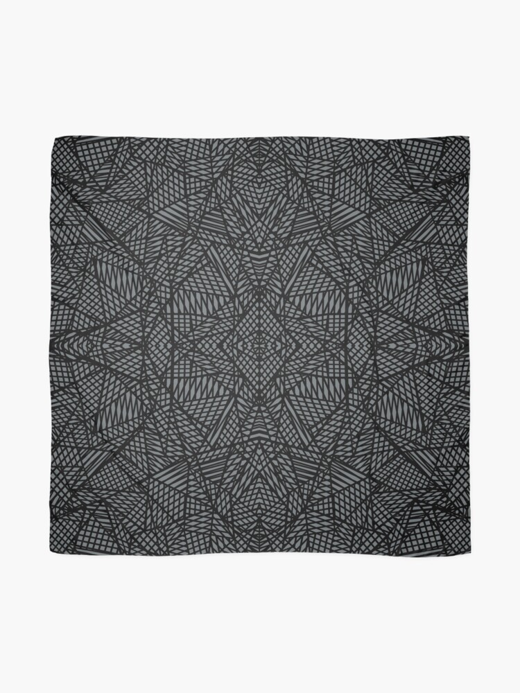 Alternate view of Ab Lace Black and Grey Scarf