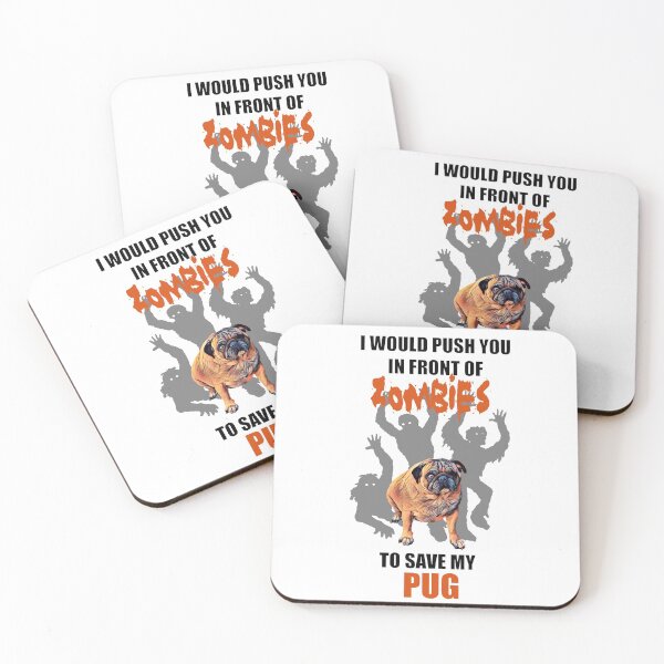Item preview, Save My Pug From Zombies designed and sold by FabulousBeasts.