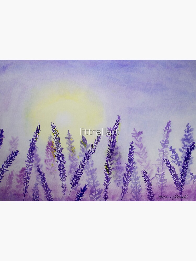 Tranh nước hoa lavender sẽ khiến bạn nhớ đến những chuyến đi đến nông trại hoa lavender và tận hưởng không khí hiền hòa của trang trại hoa tươi. Hãy cùng xoa dịu tâm hồn với những bức tranh đầy màu sắc này.