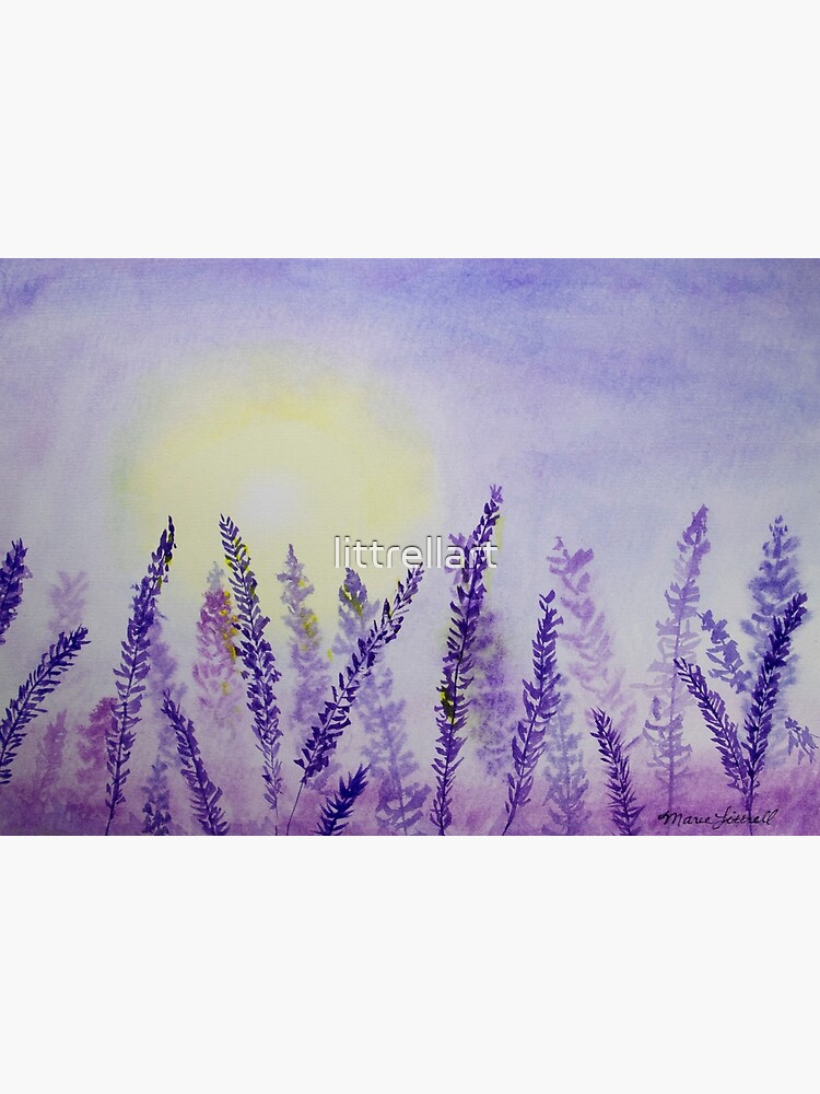 Hãy cùng chiêm ngưỡng bức tranh vẽ hoa lavender tuyệt đẹp với những mảng màu tinh tế, phác họa chân thật và sắc nét. Tranh sẽ khiến bạn cảm nhận được sự thanh tịnh, thư thái của mùi hương lavender đặc trưng.