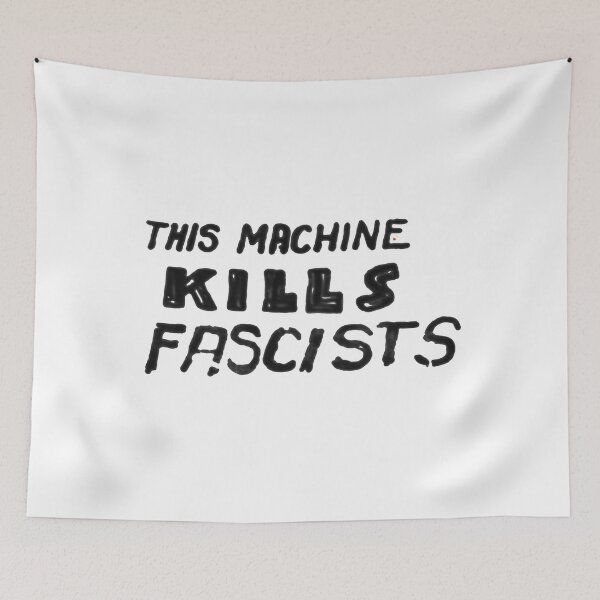 Item preview, Double Sticker - This Machine Kills Fascists designed and sold by Kielan.