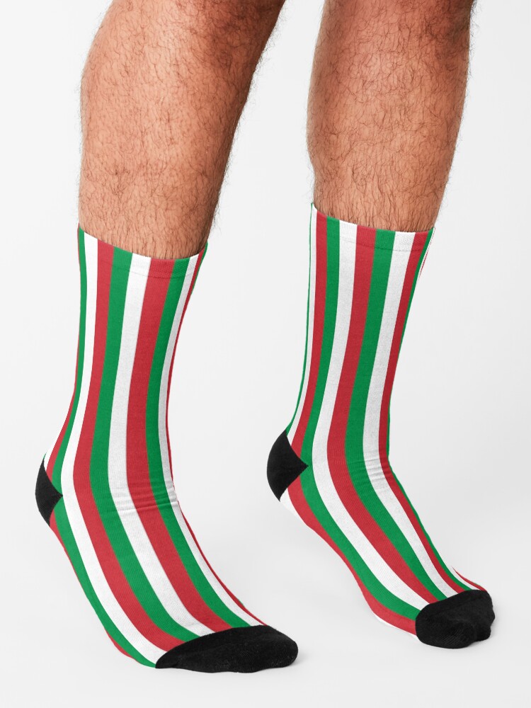 "Italian Flag" Socks for Sale by designseventy Redbubble