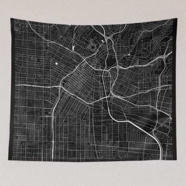 Item preview, Los Angeles Map designed and sold by Kara515.