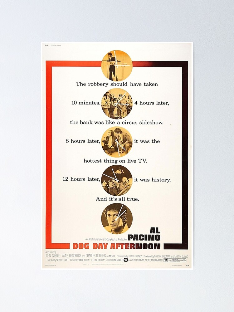 "Dog Day Afternoon" Poster by adjectivesmu | Redbubble