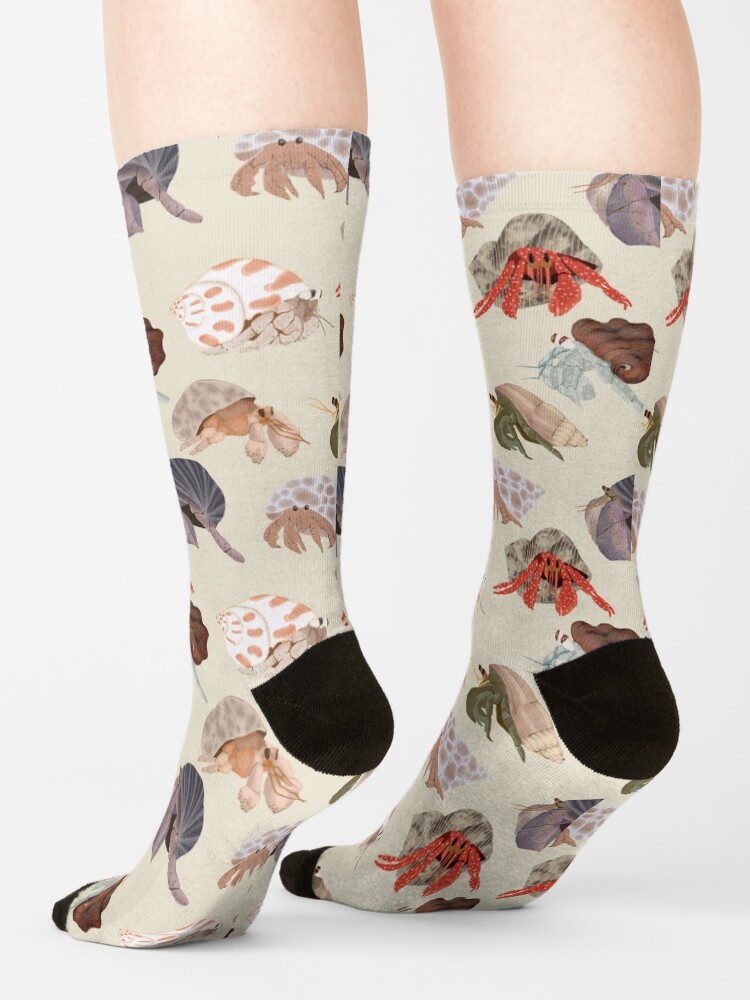 Alternate view of Hermit Crabs Pattern Socks