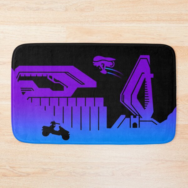 Item preview, Halo Valhalla Skyline (Black) designed and sold by Toffee Bee.