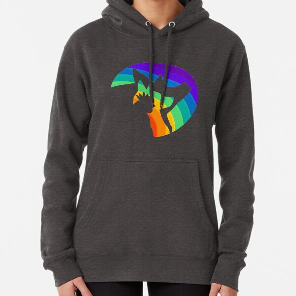 Rainbow Animal Lovers Design for Lily's Place Animal Sanctuary Pullover Hoodie