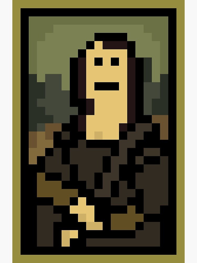 Mona Lisa Minecraft Pixel Art Full Scale Youtube - vrogue.co