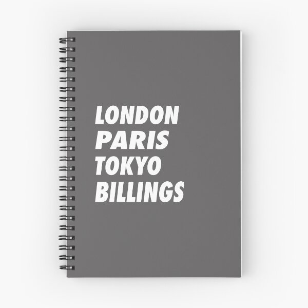 Item preview, Funny London Paris Tokyo Billings Design designed and sold by LGamble12345.