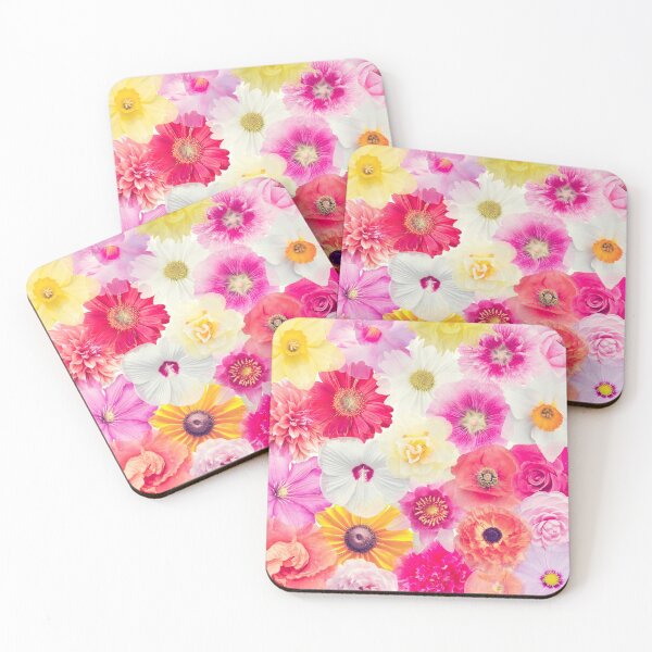 Item preview, Different colorful flower heads for background designed and sold by svetlanna.