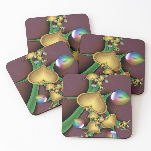 Item preview, Hearts of Gold With Rainbow Gems Companions designed and sold by lacitrouille.