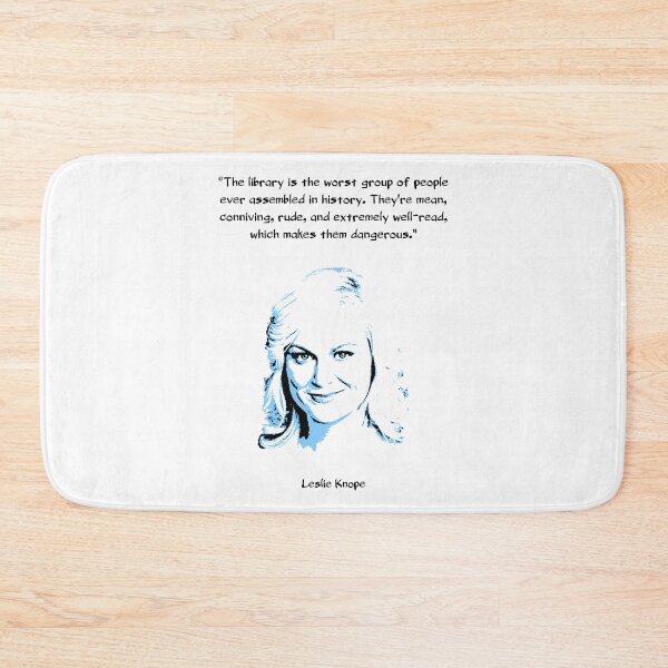 Item preview, Leslie Knope on Libraries designed and sold by Child of the Corn Designs.