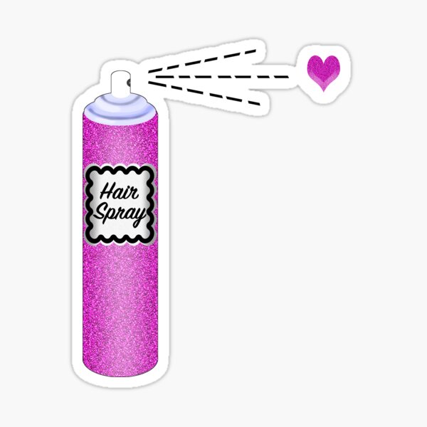 Hairspray & Hearts  Sticker