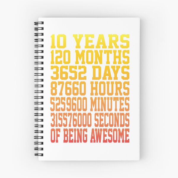 Item preview, 10 Years of Being Awesome, 10th Birthday designed and sold by Logic72.