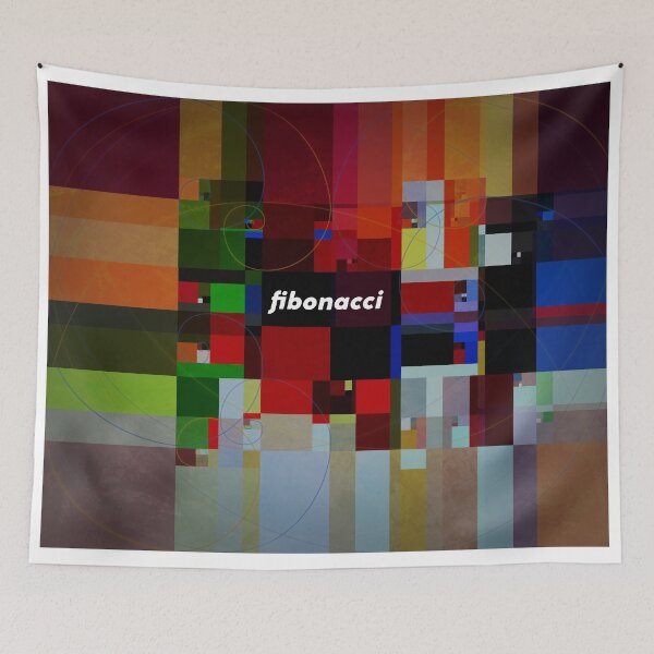 Item preview, Fibonacci: Rectangles, Spirals & Text designed and sold by IOMAprints.