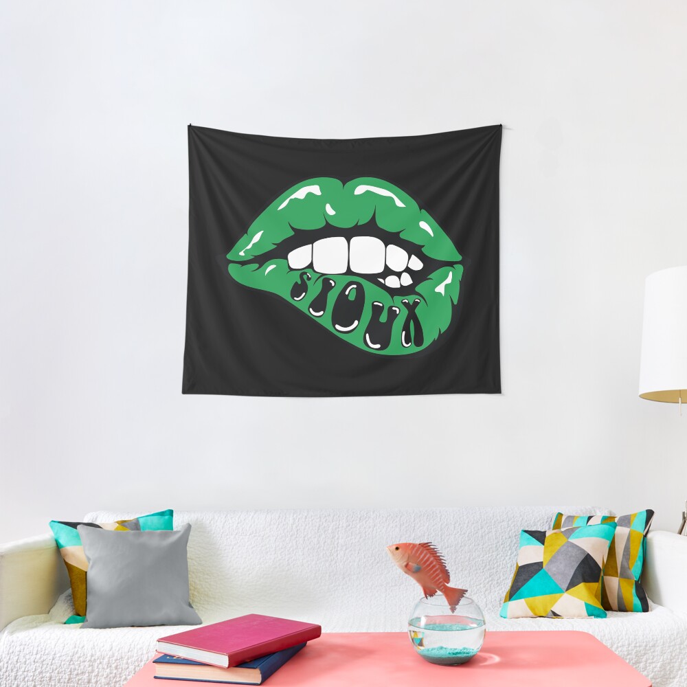 Sioux Lips Tapestry