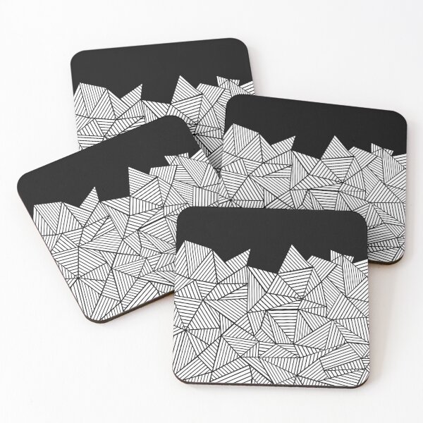 Item preview, Abstract Mountain Black designed and sold by ProjectM.