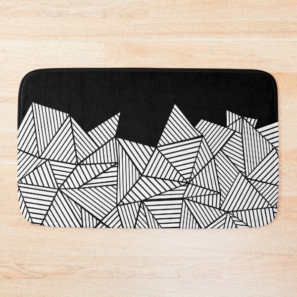 Item preview, Abstract Mountain Black designed and sold by ProjectM.