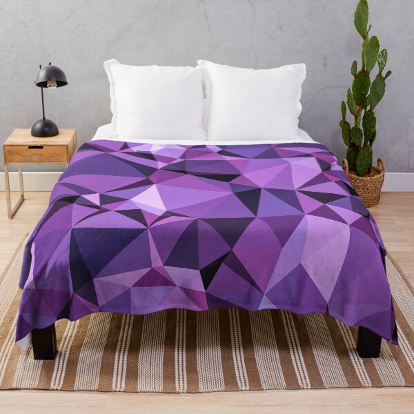 Item preview, Purple Polygon Art designed and sold by RoyalSunGate.