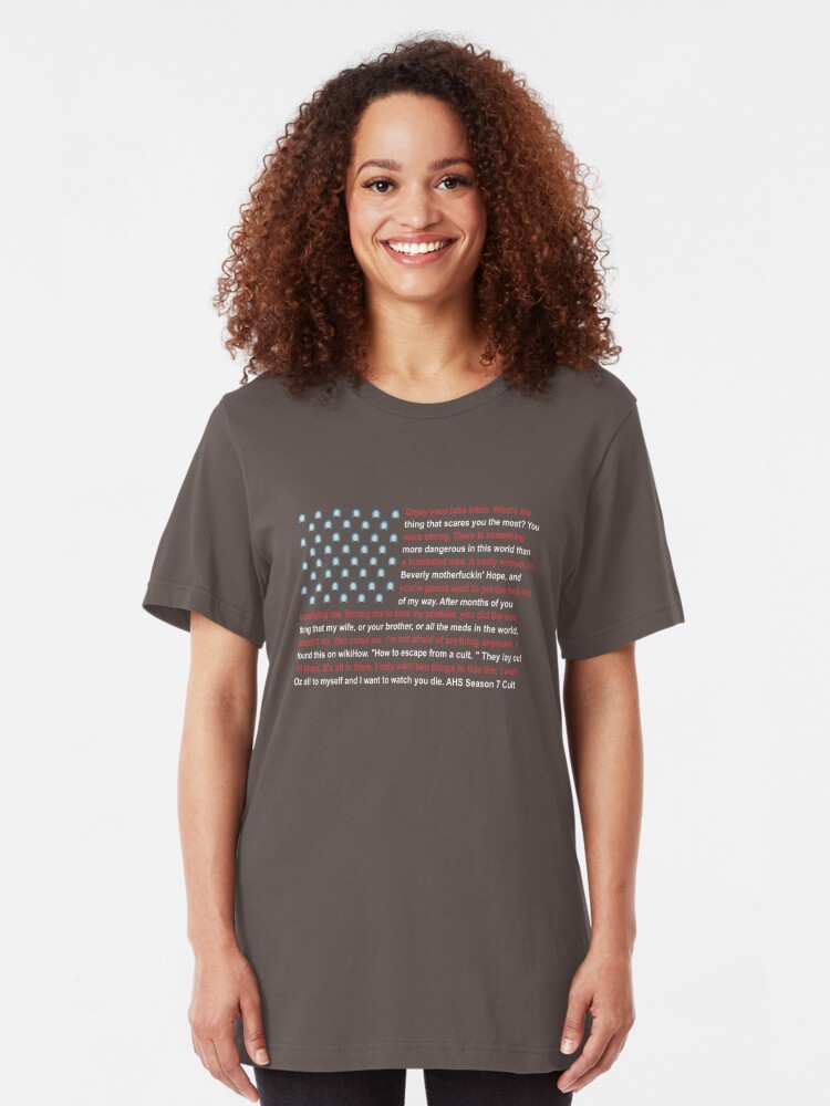 Ahs Cult American Flag T Shirt By Anna153 Redbubble