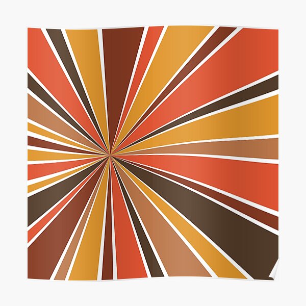 70's Star Burst Poster