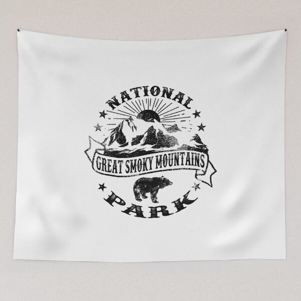 Item preview, Vintage Great Smoky Mountains National Park Tennessee Mountains Tattoo designed and sold by YuliyaR.