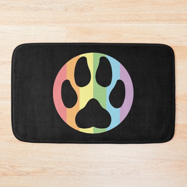 Item preview, Paw in a circle - Pride (Pastel Rainbow) designed and sold by storm-fox-art.
