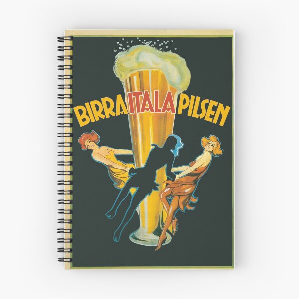 Item preview, Italian Beer Vintage Beverage Poster designed and sold by vintagevivian.