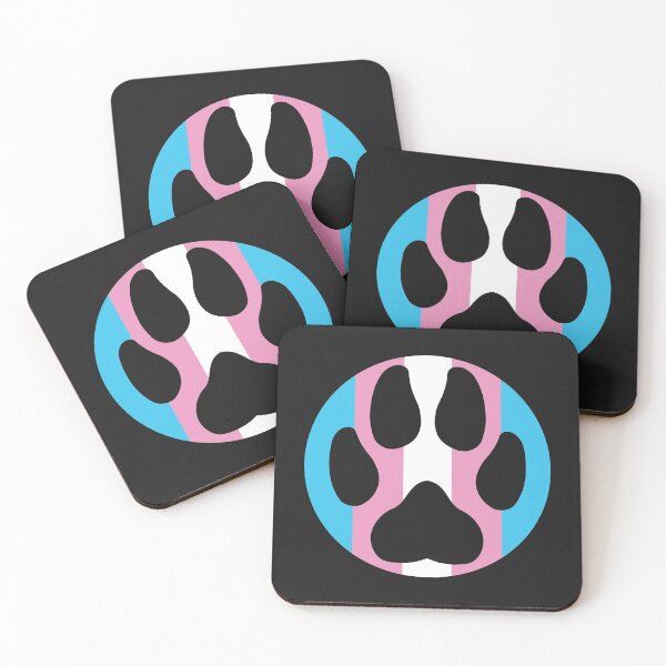 Item preview, Paw in a circle - Pride (Trans) designed and sold by storm-fox-art.