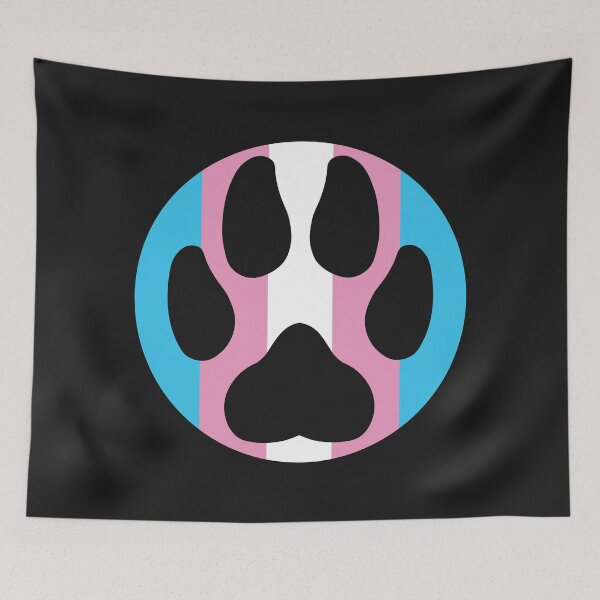 Item preview, Paw in a circle - Pride (Trans) designed and sold by storm-fox-art.
